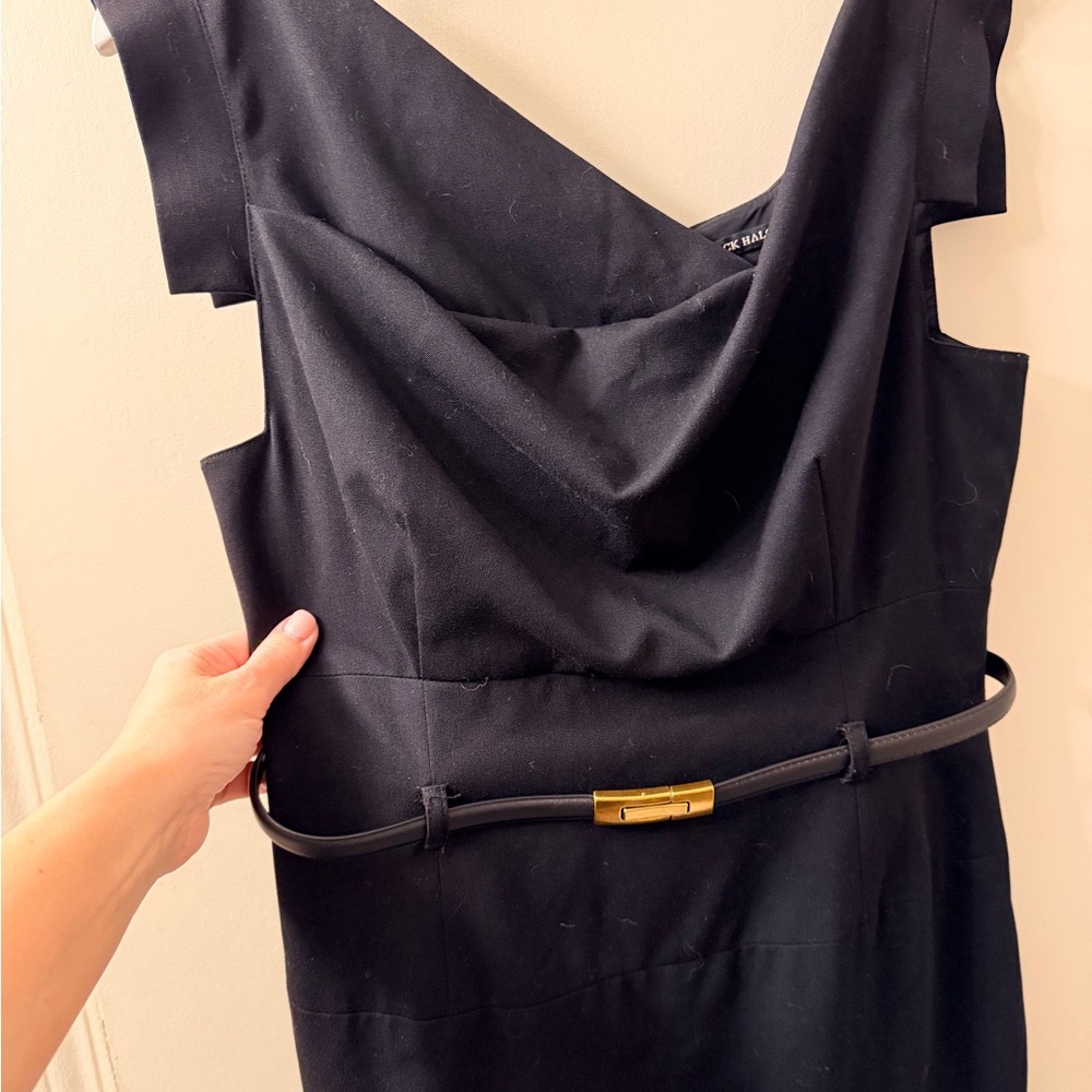 Black Halo Classic Jackie O Black Dress 10 - Picture 12 of 12